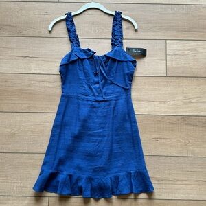 NWT Lulus Days Like This Ruffle Mini Dress